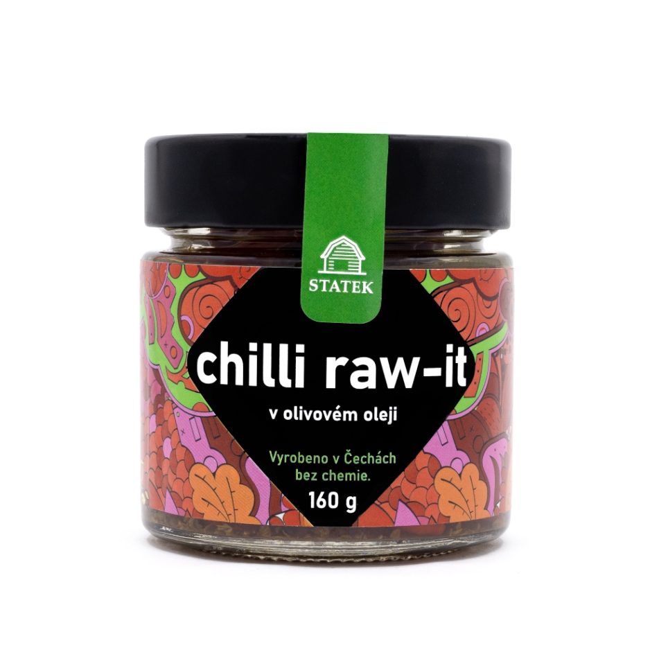 Chilli raw-it v olivovém oleji 180 g