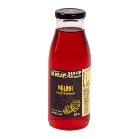 Malinový sirup — 500 ml