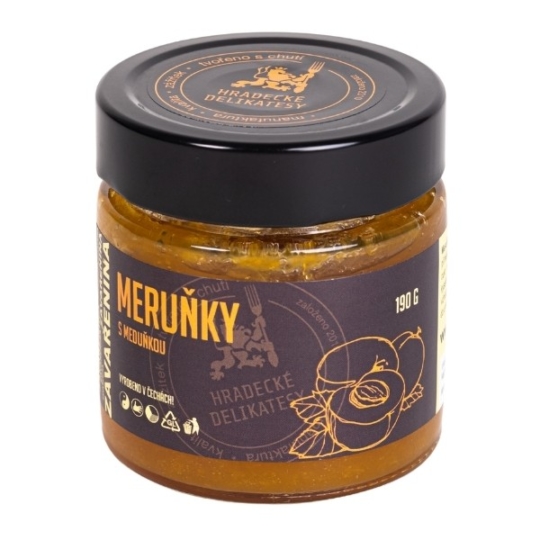 Meruňková zavařenina s meduňkou – 190 g