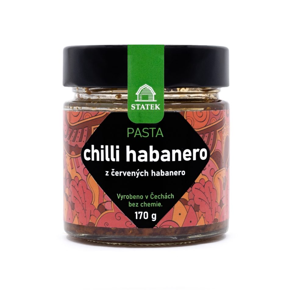 Pasta chilli habanero z červených habanero 170 g