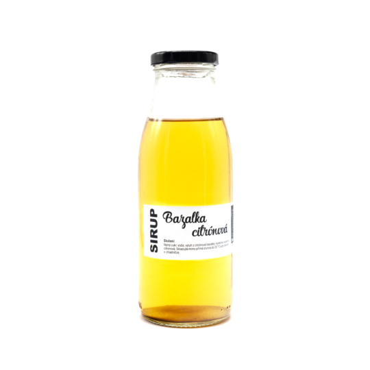 Sirup z citronové bazalky — limitka — 500 ml